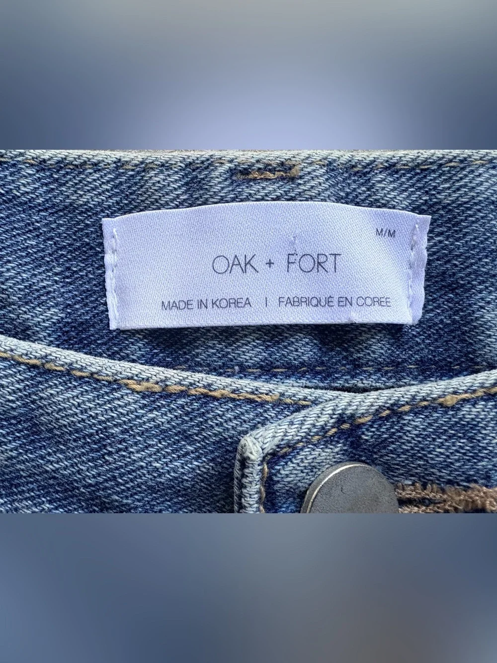 Oak + Fort Wide Leg Jeans - Picture 2 of 6